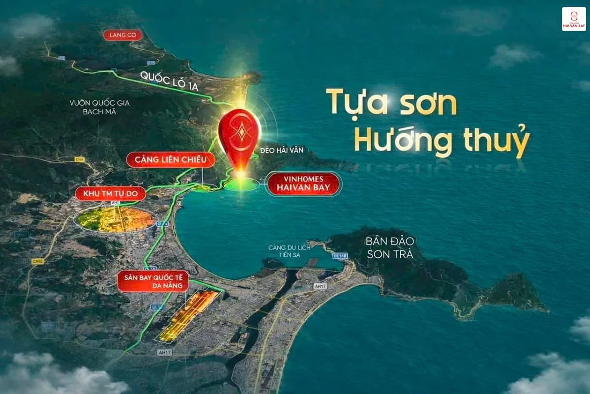 Vinhomes Hải Vân Bay Đà Nẵng - Đại đô thị vịnh biển 512ha dưới chân đèo Hải Vân