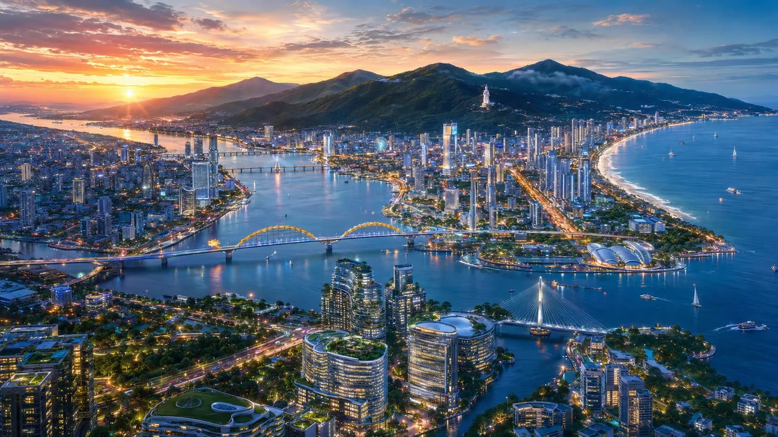 Dự thảo bản đồ Quy hoạch chung TP Đà Nẵng đến năm 2050, tầm nhìn đến năm 2075
